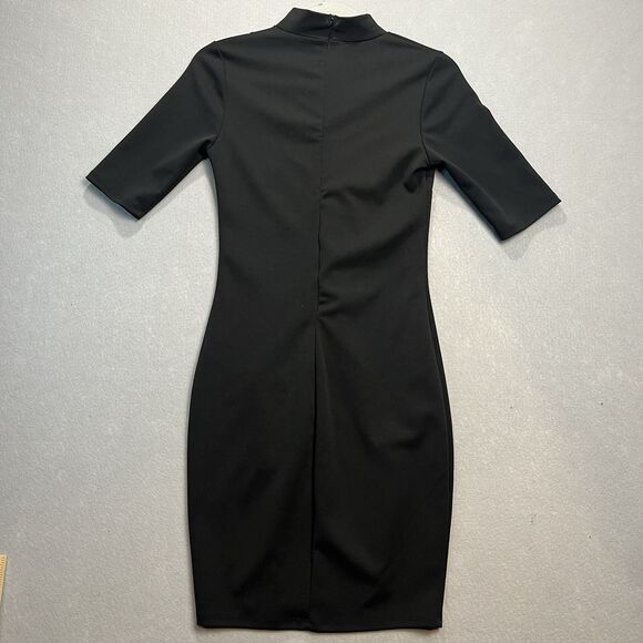 VTG Fashion Nova Women's‎ Black Stretch Kiko High Side Slit  Dress Size S - Picture 7 of 10